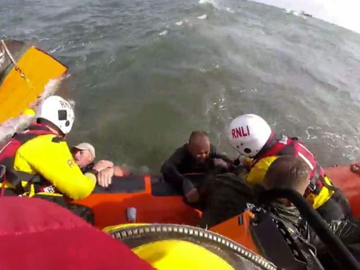 Three Fishermen Saved By RNLI In Dramatic Rescue | Express & Star