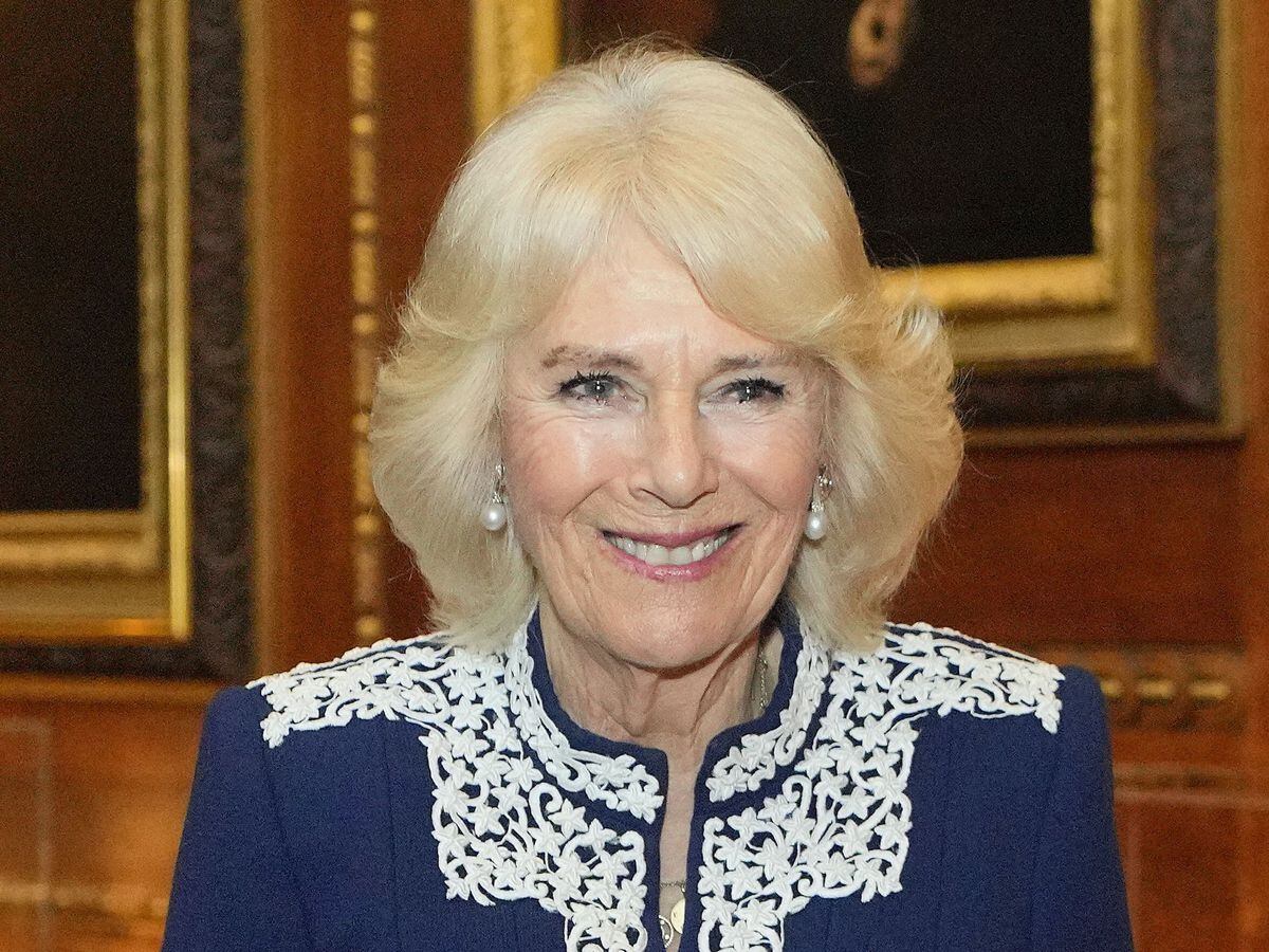 Camilla jokes about effect on sight of writing tiny book for royal ...