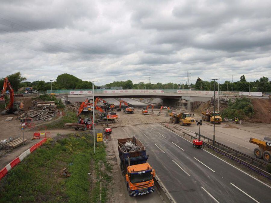 M6 Junction 10: Live Updates As Major Roadworks Again Close Motorway 