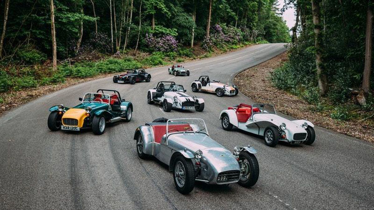 Caterham Brings Together Series Of Historic Seven Cars To Celebrate