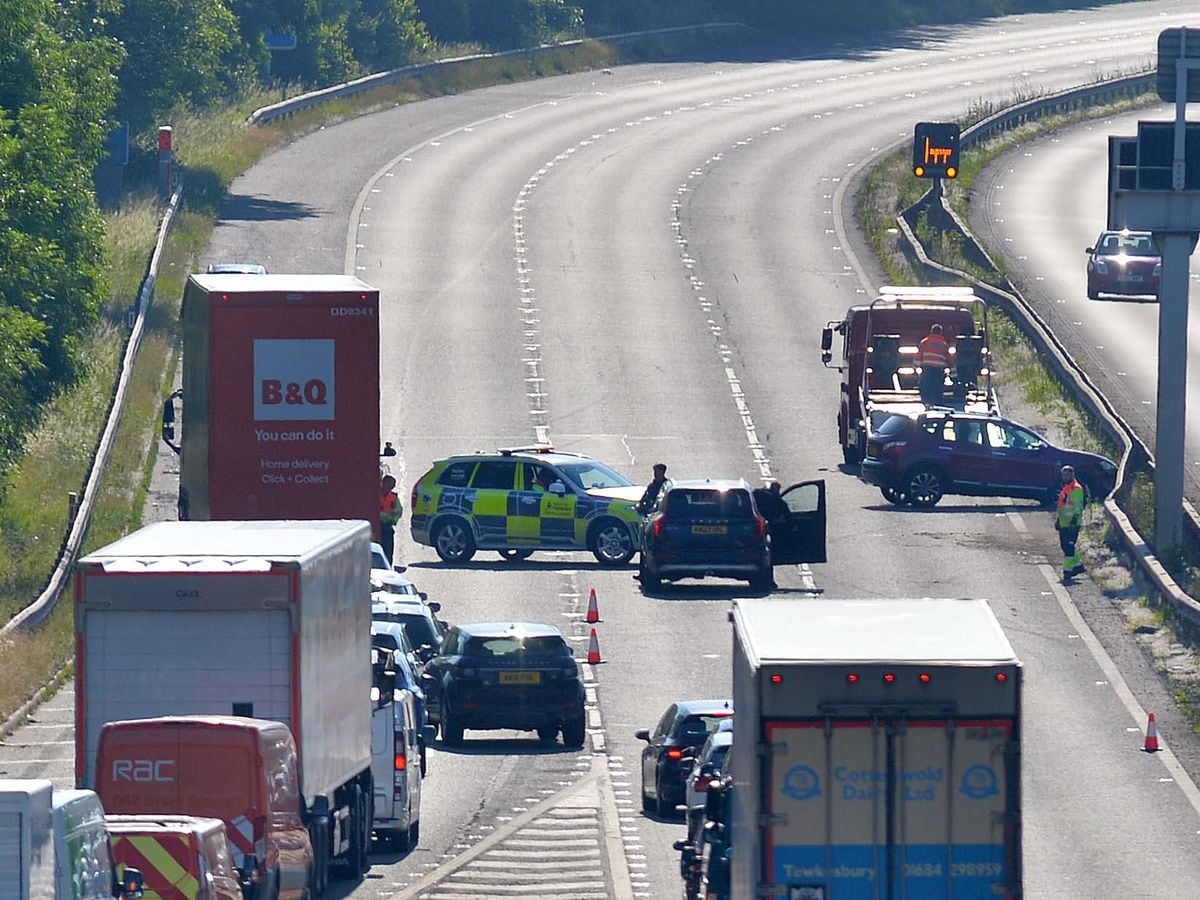 Major Delays Due To Separate Crashes On M5 M6 Link Road And M54 In