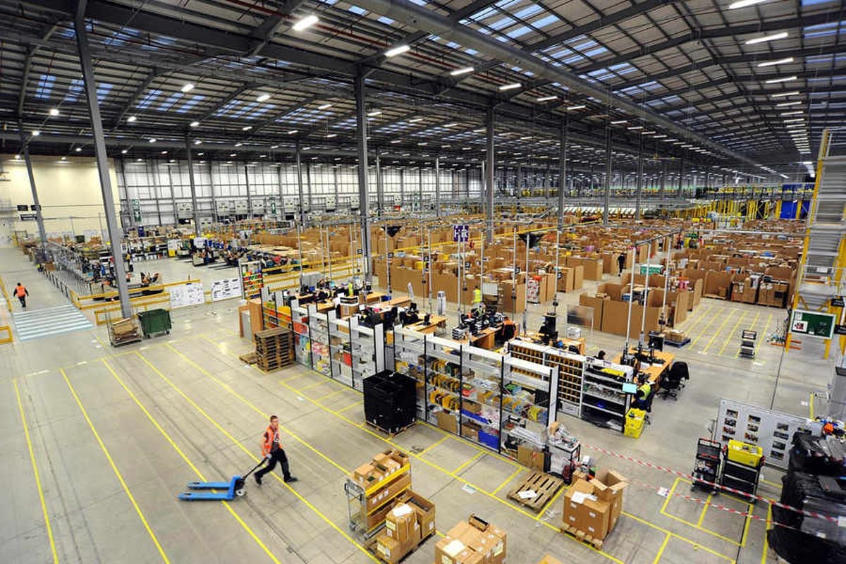 Amazon's Staffordshire warehouse calls in fire crews to tackle blaze