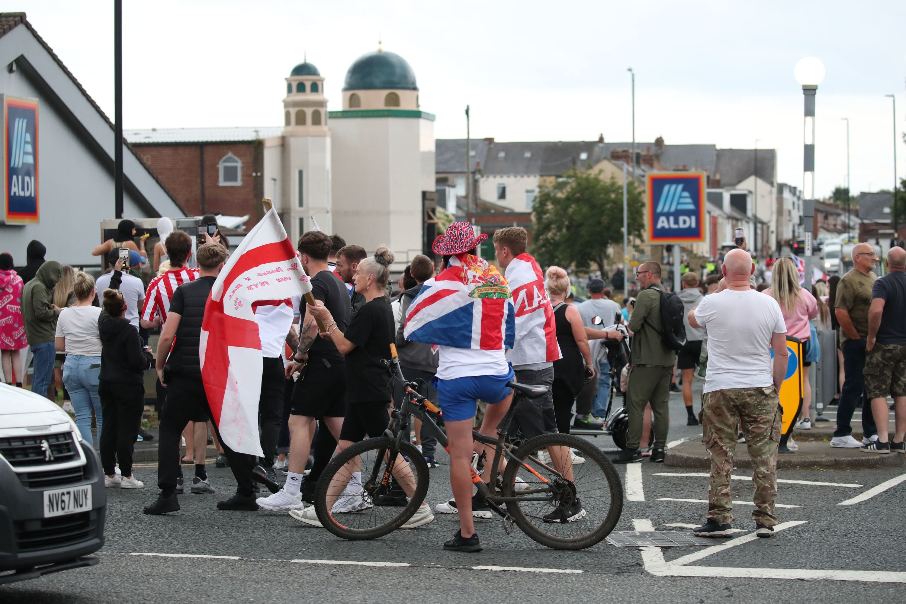 Eight arrested, three police officers injured following Sunderland disorder