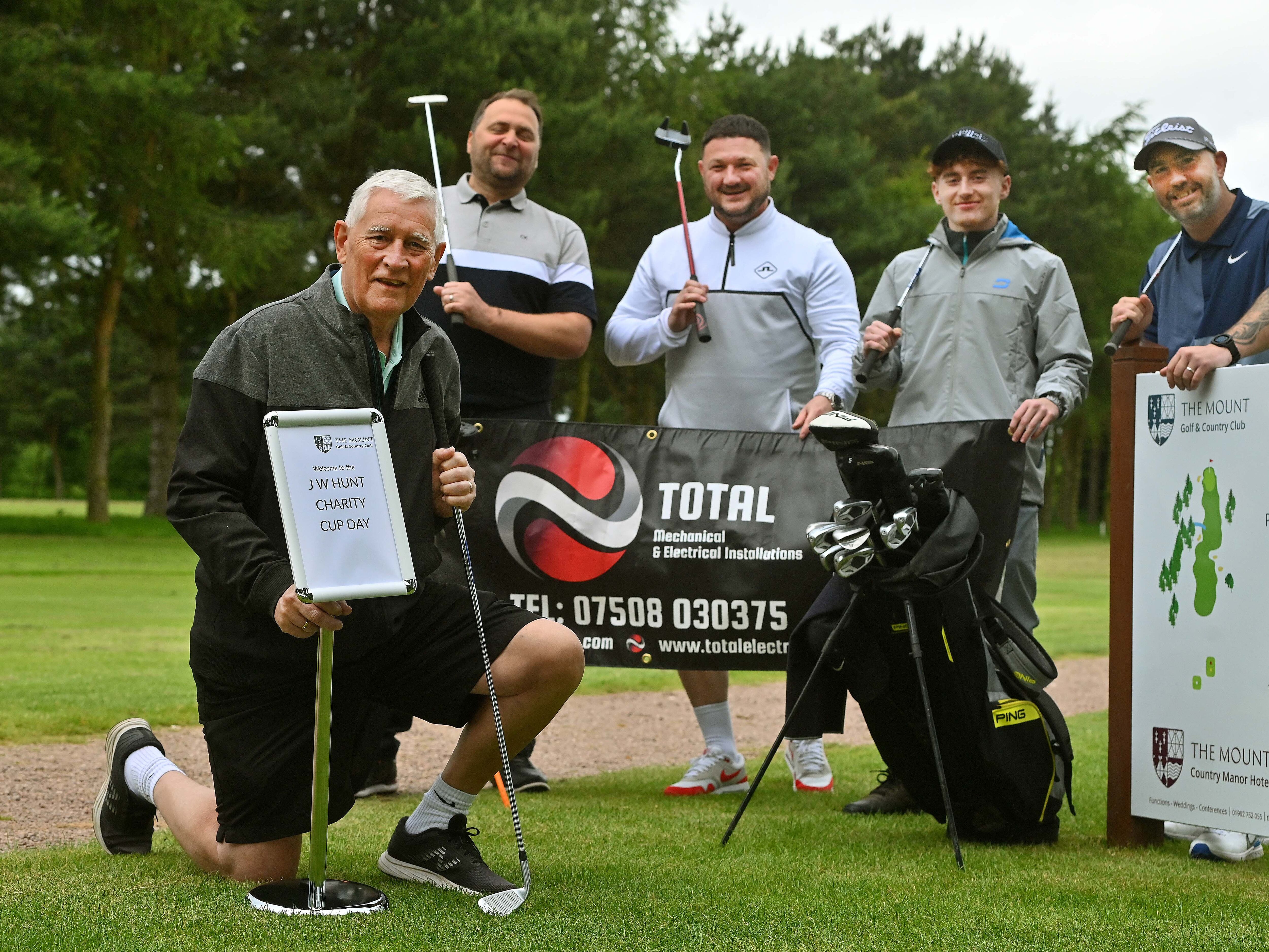 Golfers and supporters tee up  to boost charity push