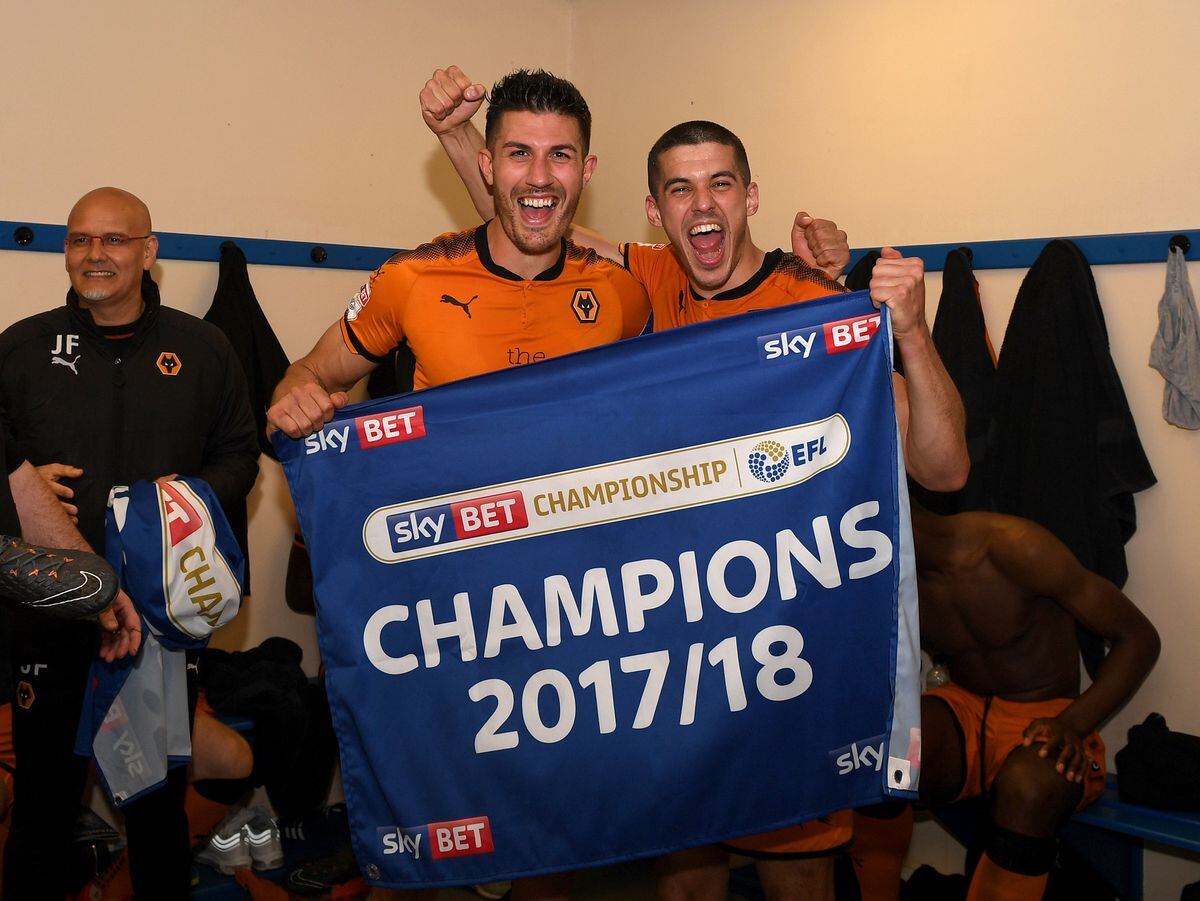 Wolves win the 2017/18 Championship title and will be promoted to the  Premiership next season! : r/soccerbanners