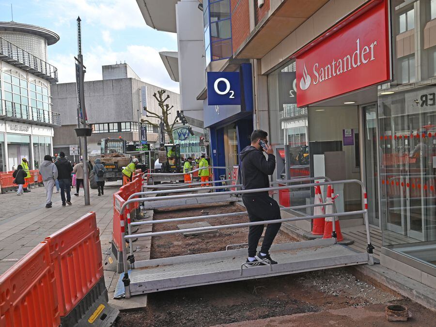 Pedestrianised Street Dug Up In Wolverhampton City Centre For £850000 Paving Scheme Express