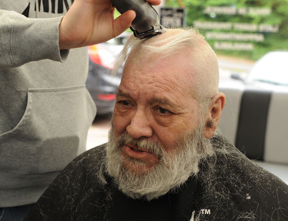 Man Braves The Shave For Charity Express And Star