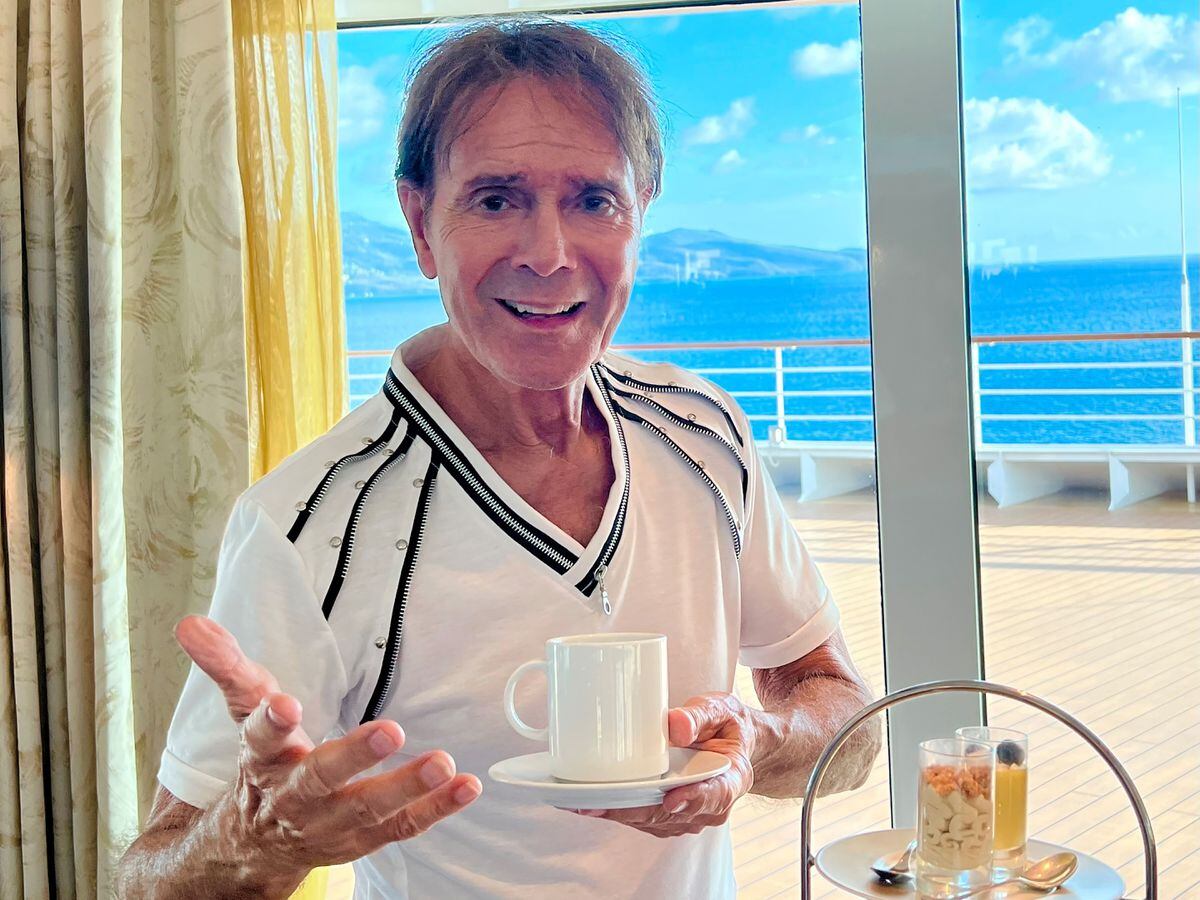 Sir Cliff takes to the seas for 2024 calendar Express & Star