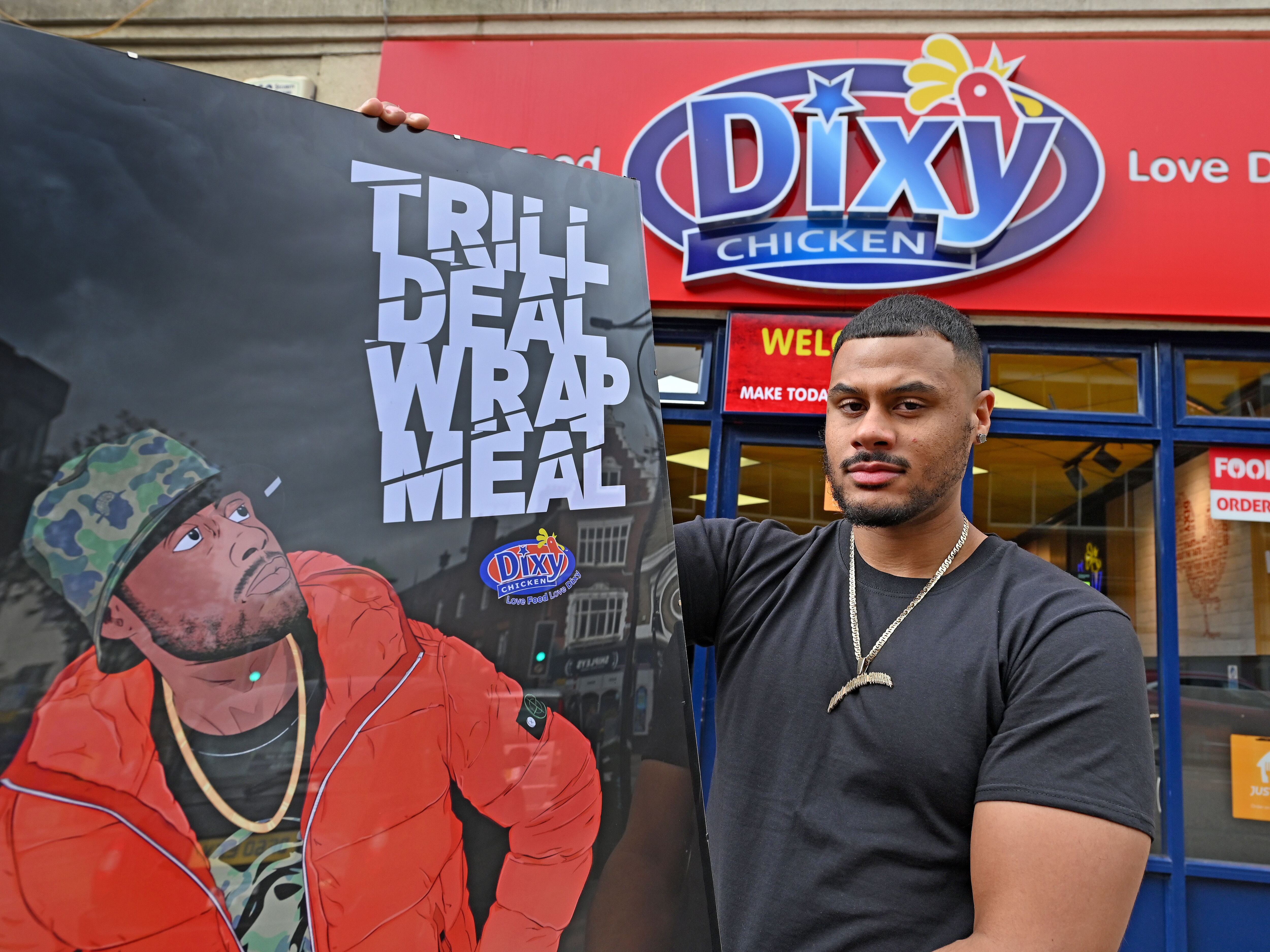 Wolverhampton rapper teams up with chicken shop to bring out new meal with a message