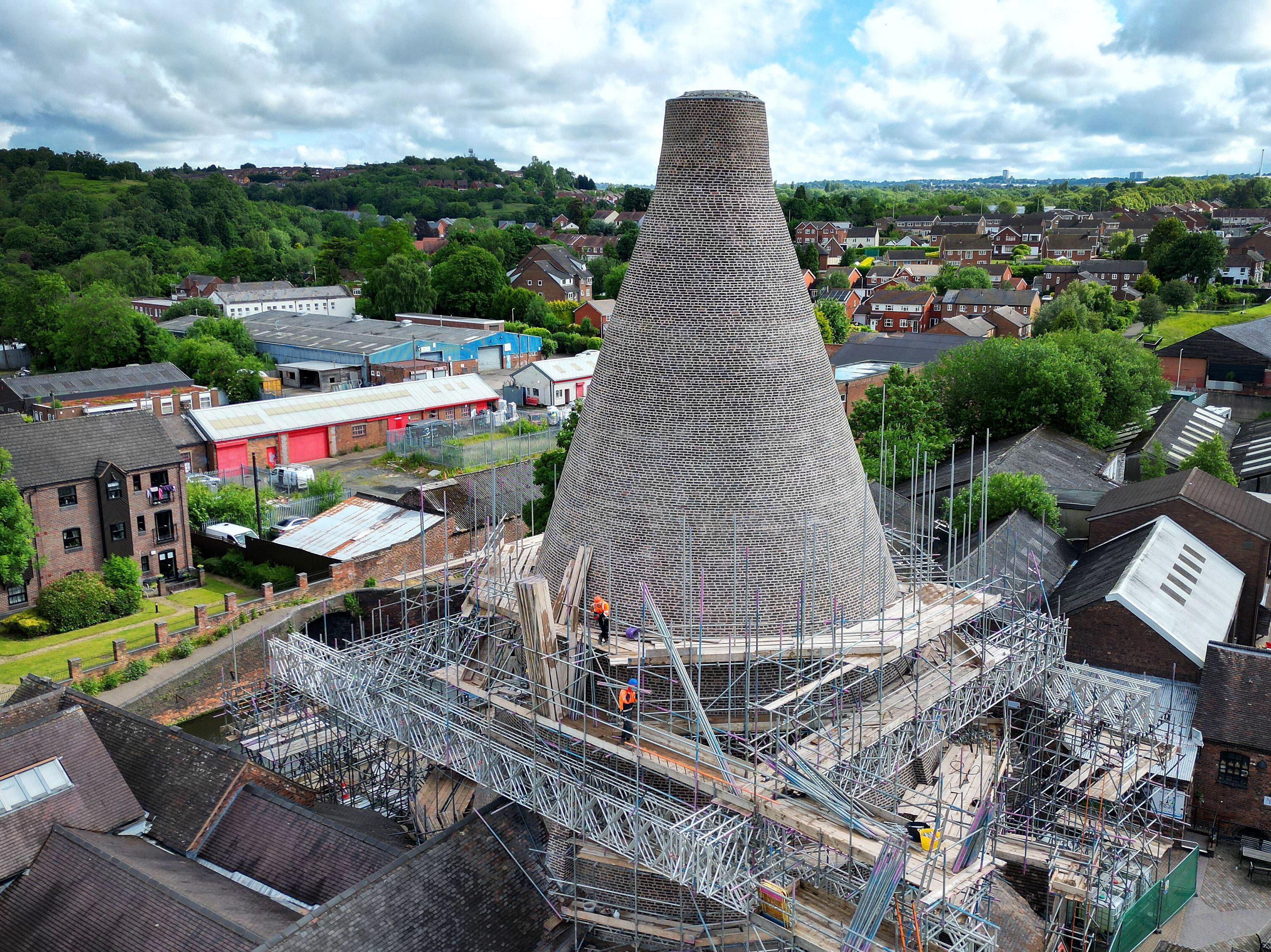 First chance to tour newly-restored Red House Glass Cone in Wordsley - here's when