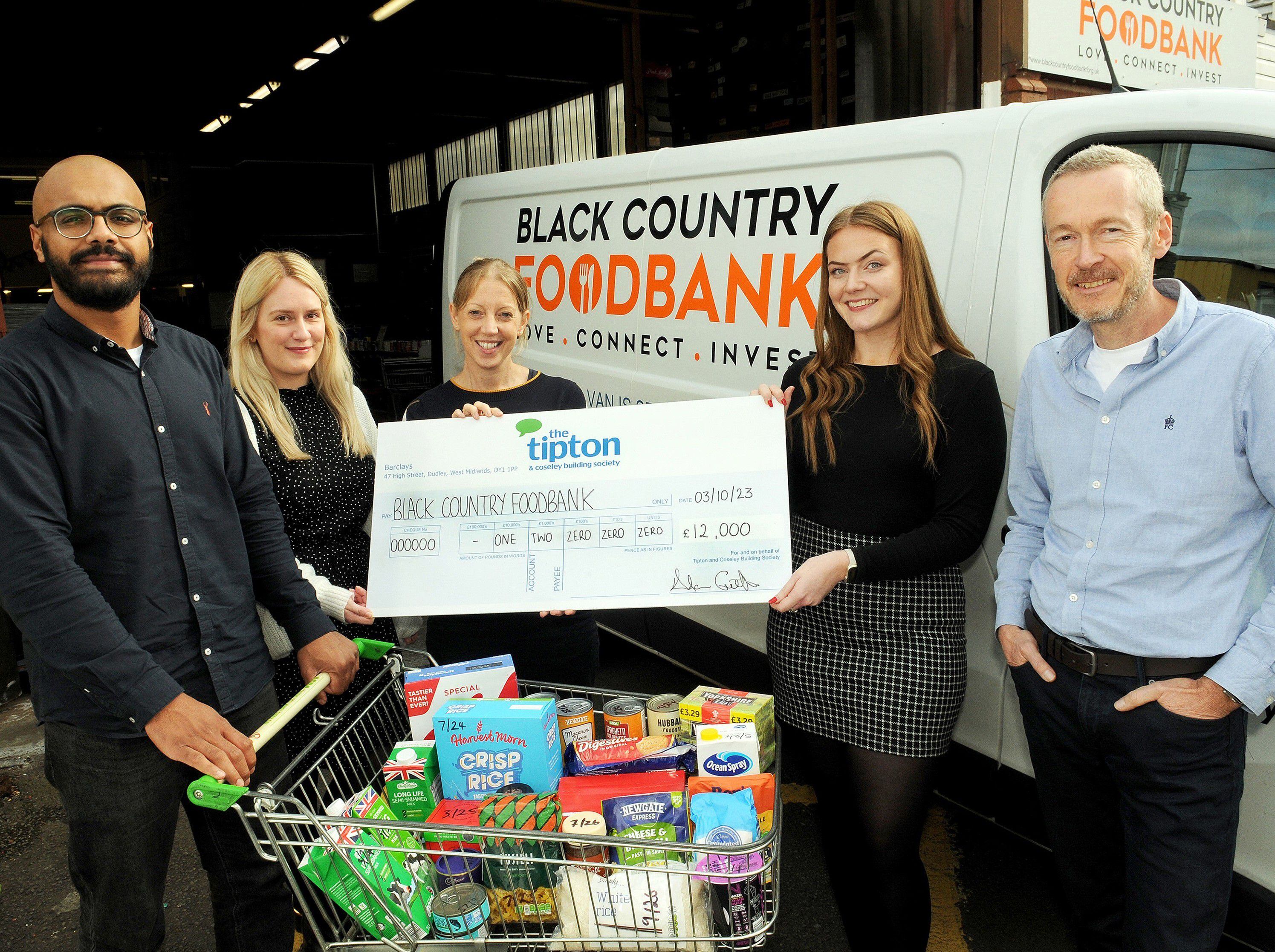 The Tipton donates £24k to foodbank