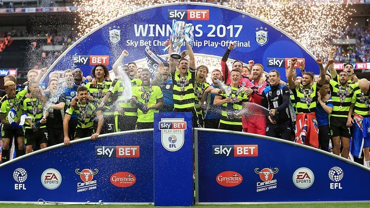 Huddersfield set for £170million after winning promotion to Premier