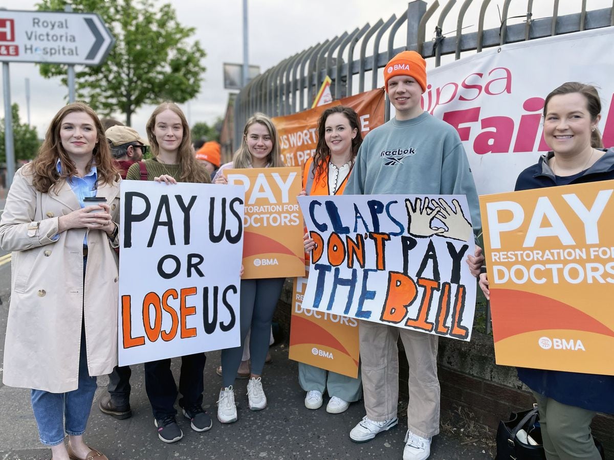 Junior doctors in Northern Ireland stage 48-hour strike ...Middle East