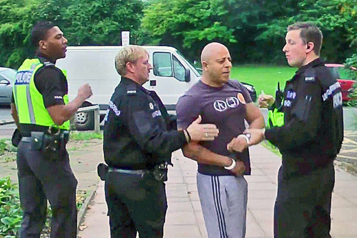 Caught On Camera: Drug Dealer Led Away From Flats In Handcuffs ...