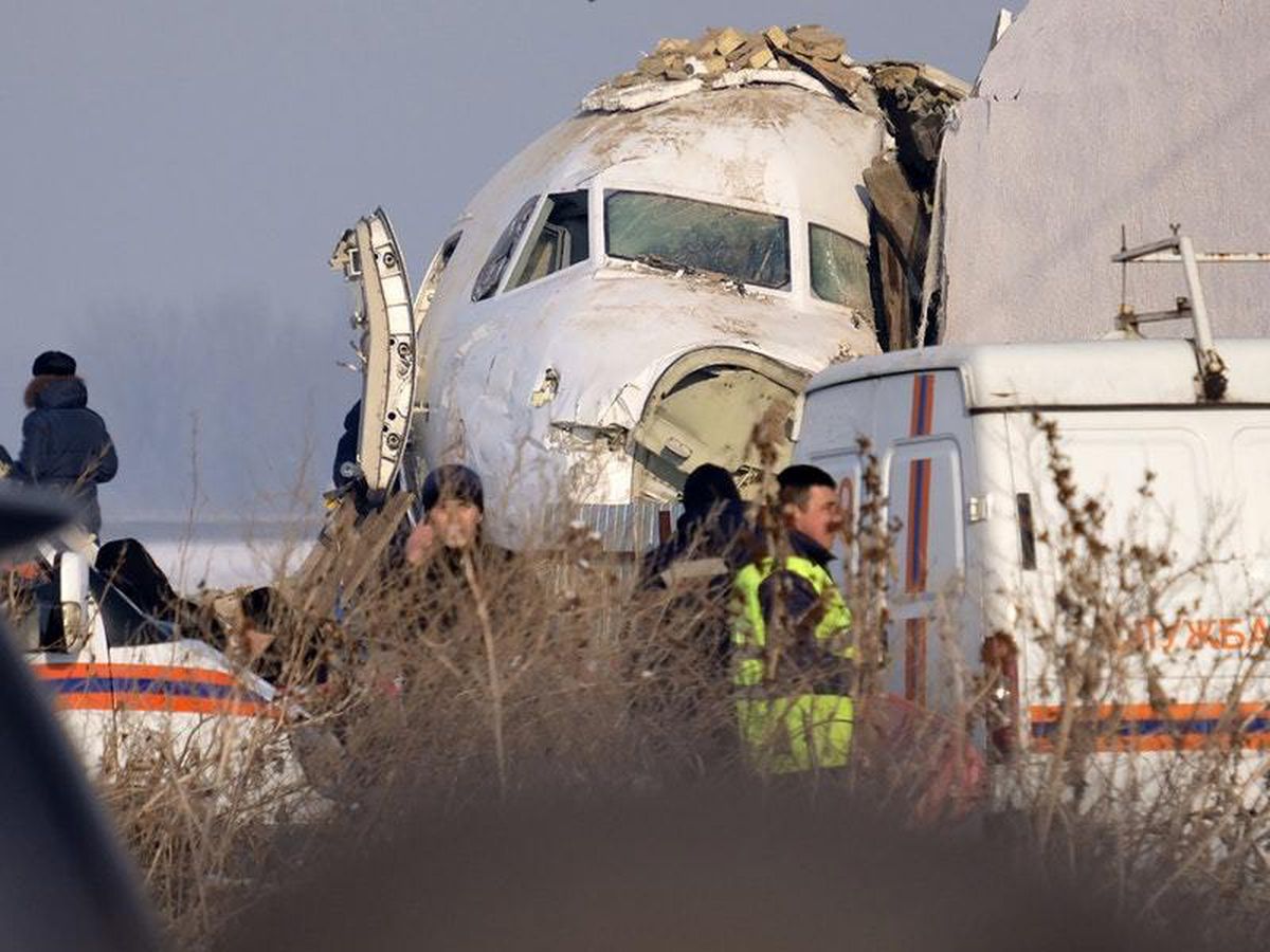 Kazakh Officials Investigate Cause Of Plane Crash That Killed 12 