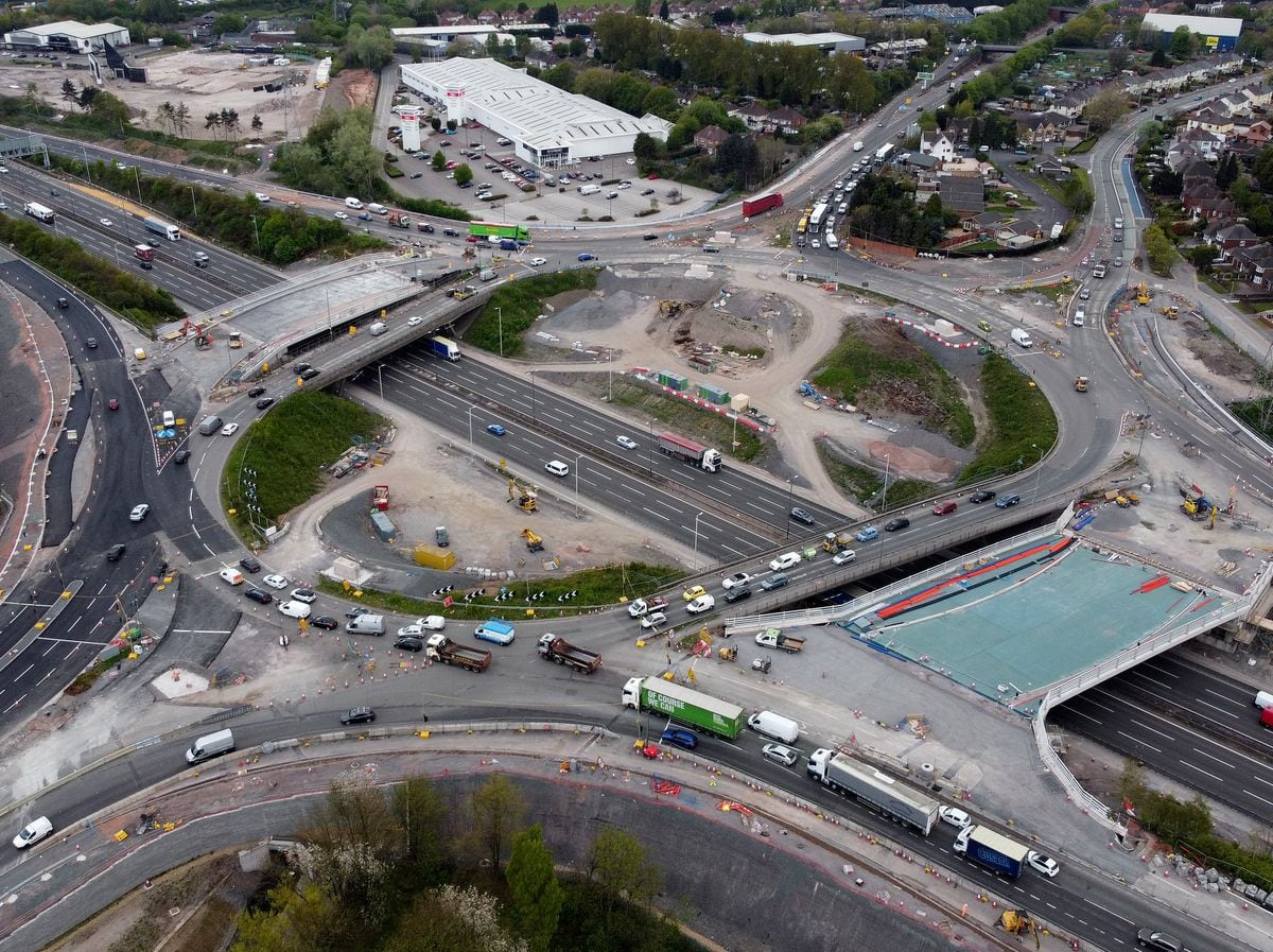 Work to demolish M6 Junction 10 bridge ready to go with road closures ...