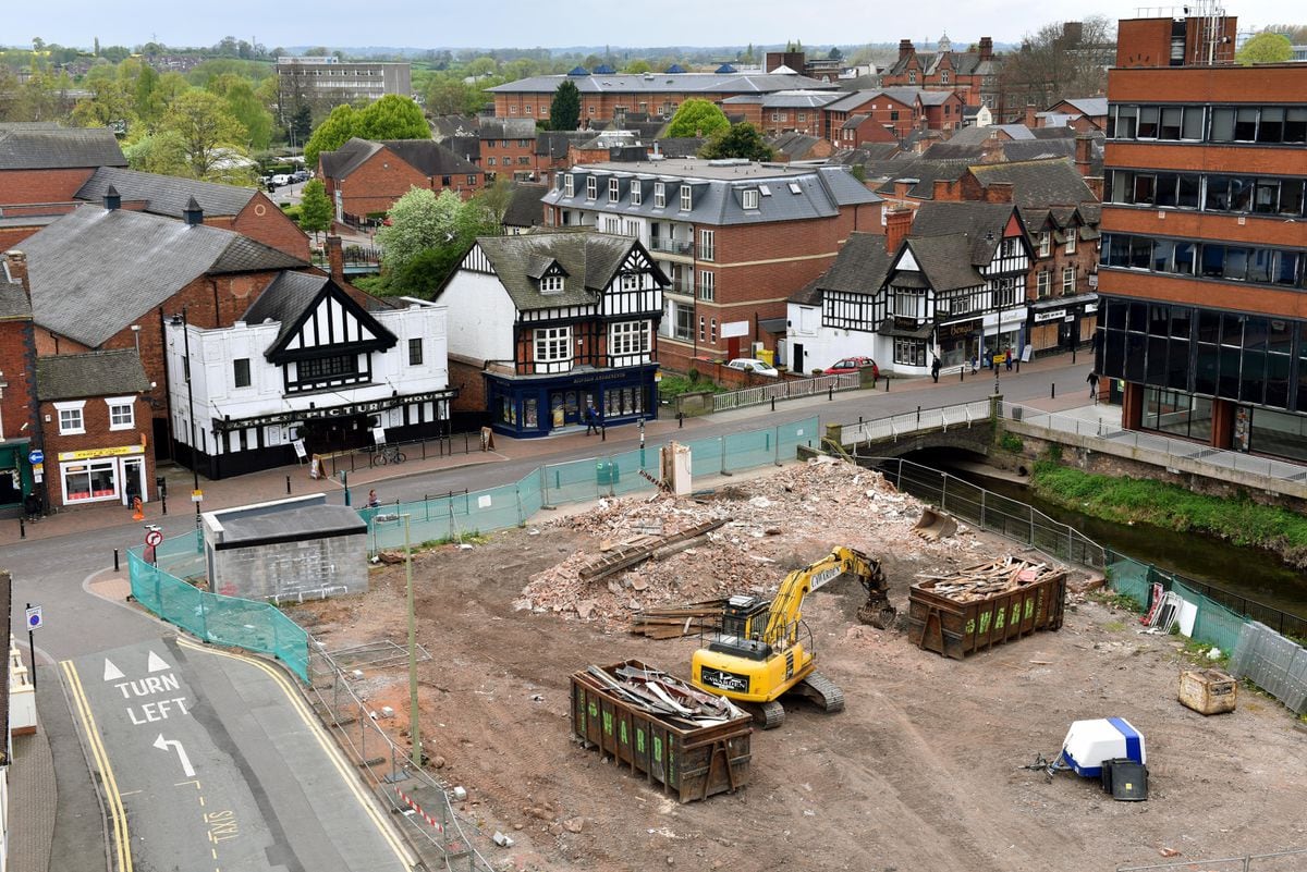 Former Express And Star Office In Stafford Demolished To Make Way For New Odeon Cinema Express