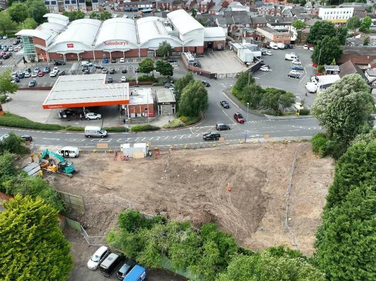 Site of Costa branch currently being built up for sale ahead of completion later this year