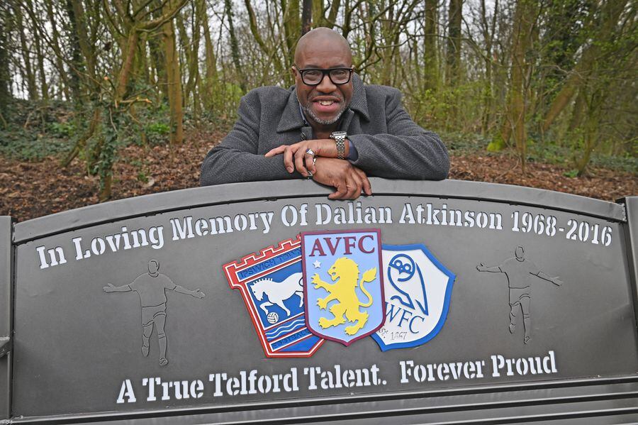 Ex-players join family of Dalian Atkinson as bench unveiled and legacy ...