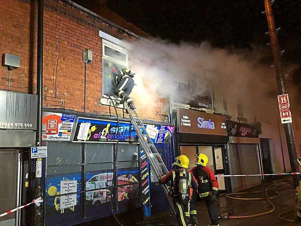 Cannock Sign Shop Gutted After Cannabis Factory Fire In Flat Above ...