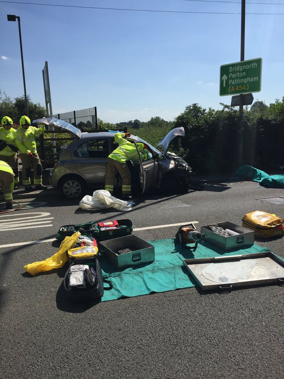 Woman Cut From Car In Bridgnorth Road Crash | Express & Star