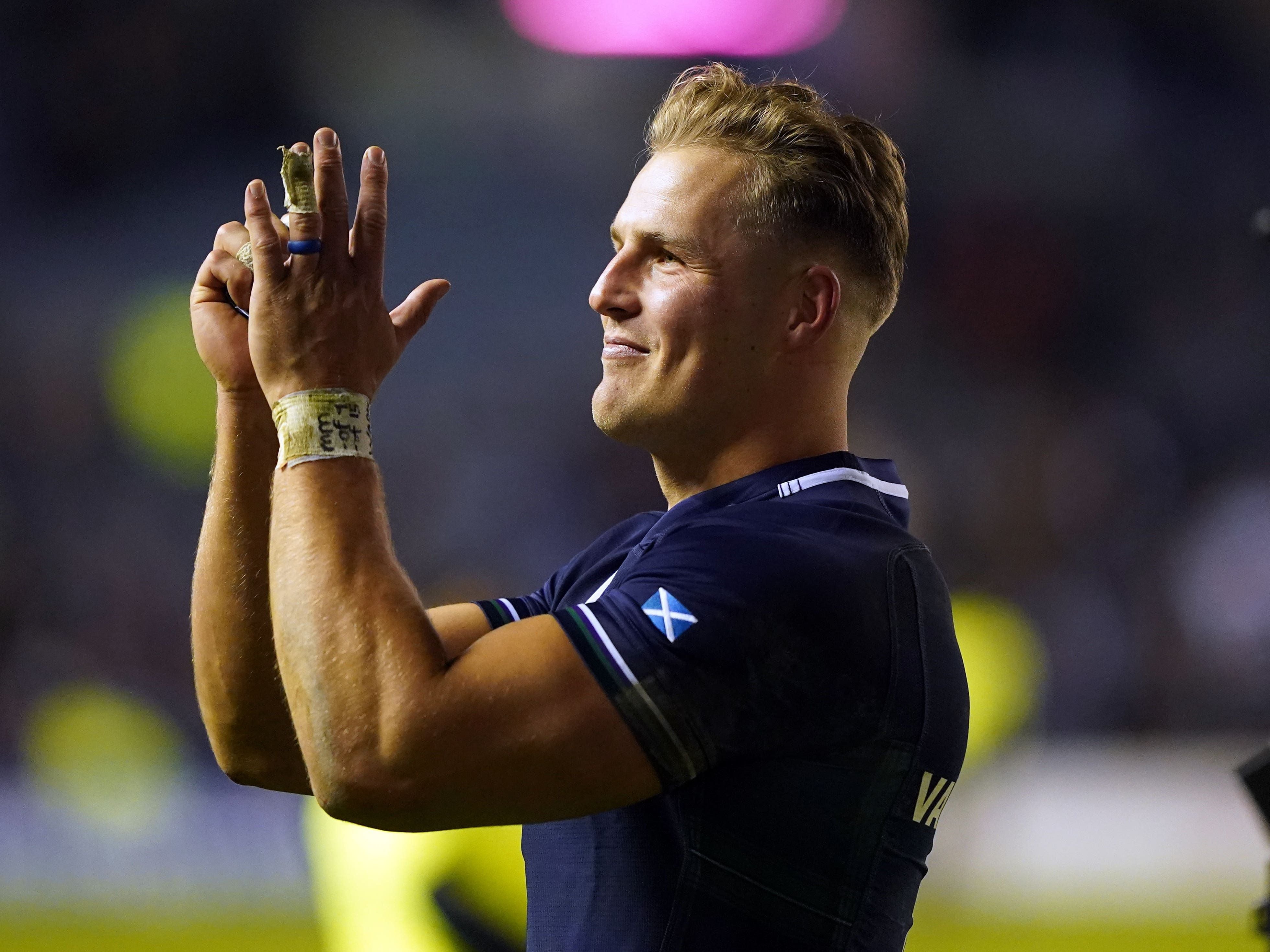 Duhan van der Merwe becomes Scotland’s record try scorer in victory over Uruguay