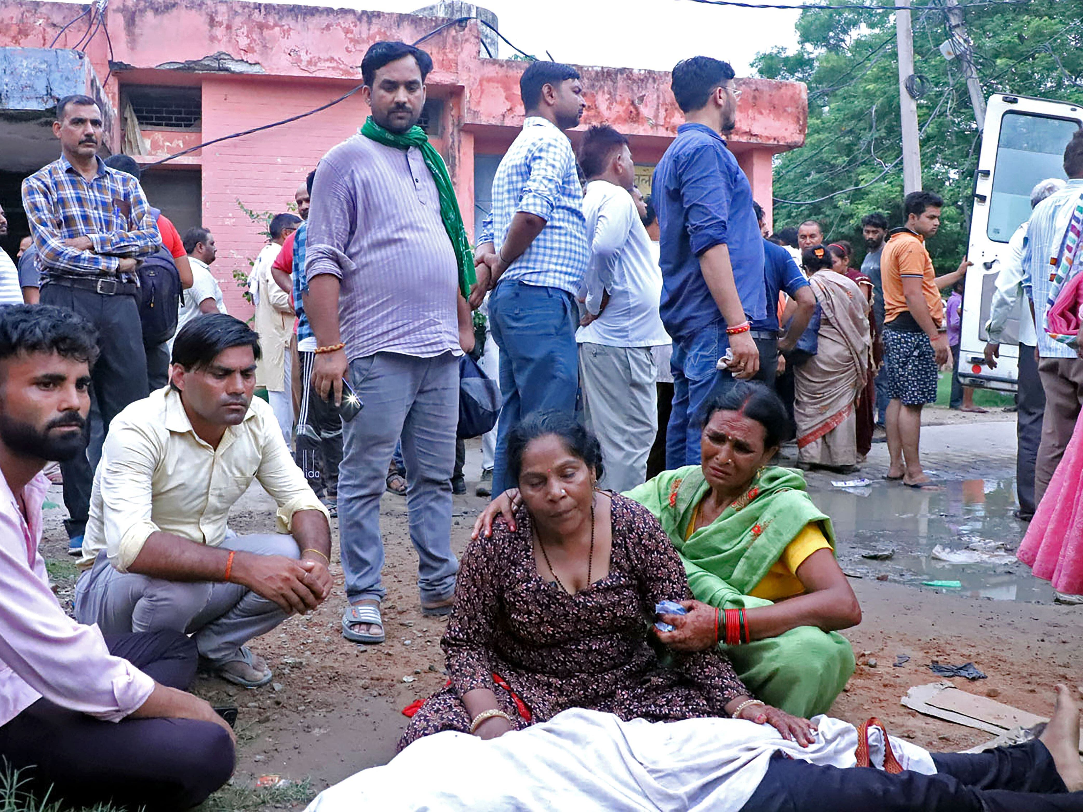 At least 105 people killed in stampede at religious event in India