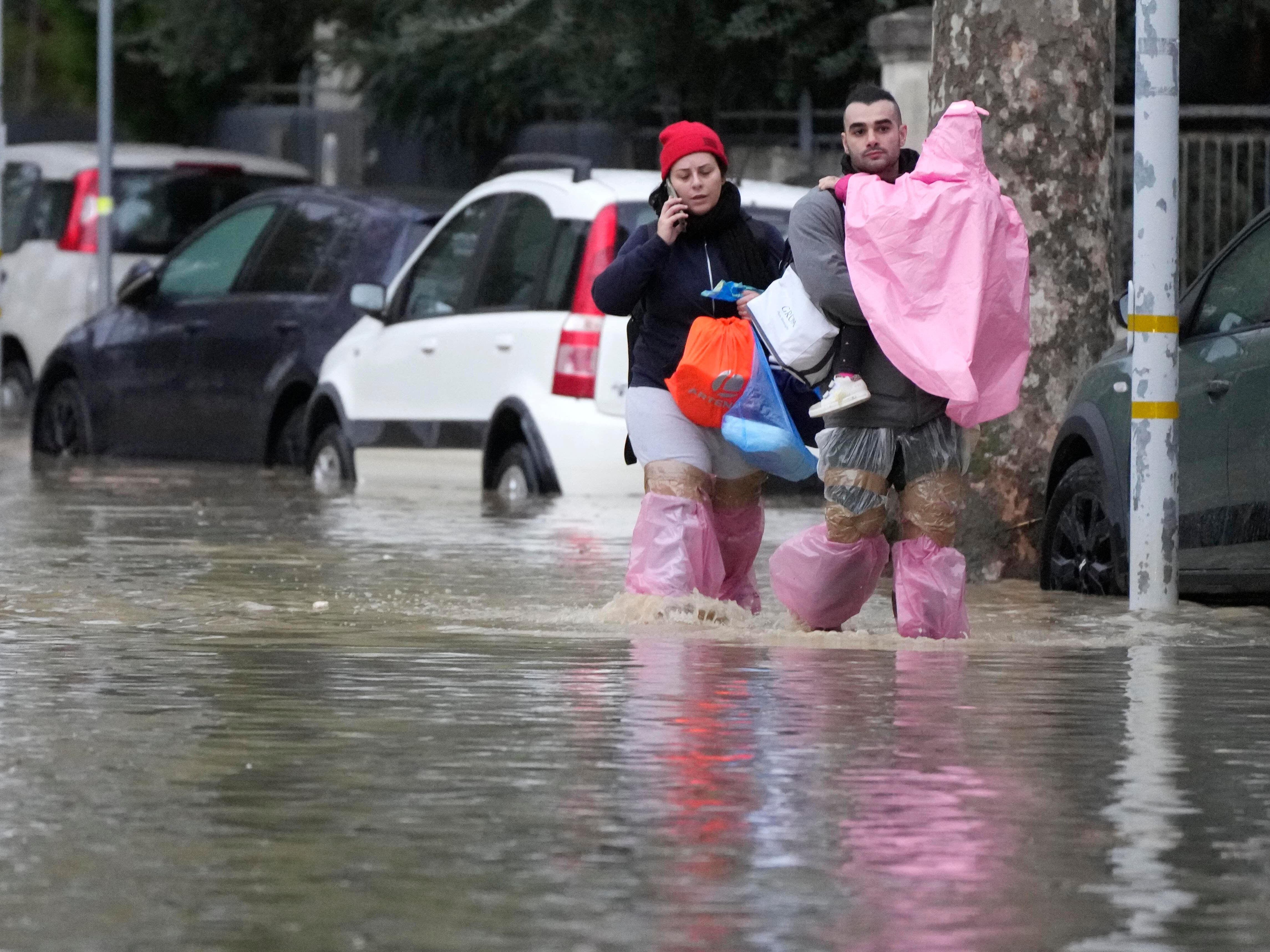 Storm Ciaran brings record rainfall to Italy as European death toll rises to 14