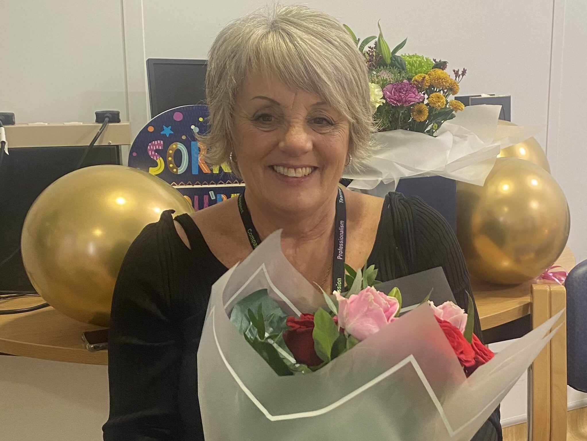 Business administrator Elaine who always had colleagues’ best interests at heart retires after 27 year career in NHS