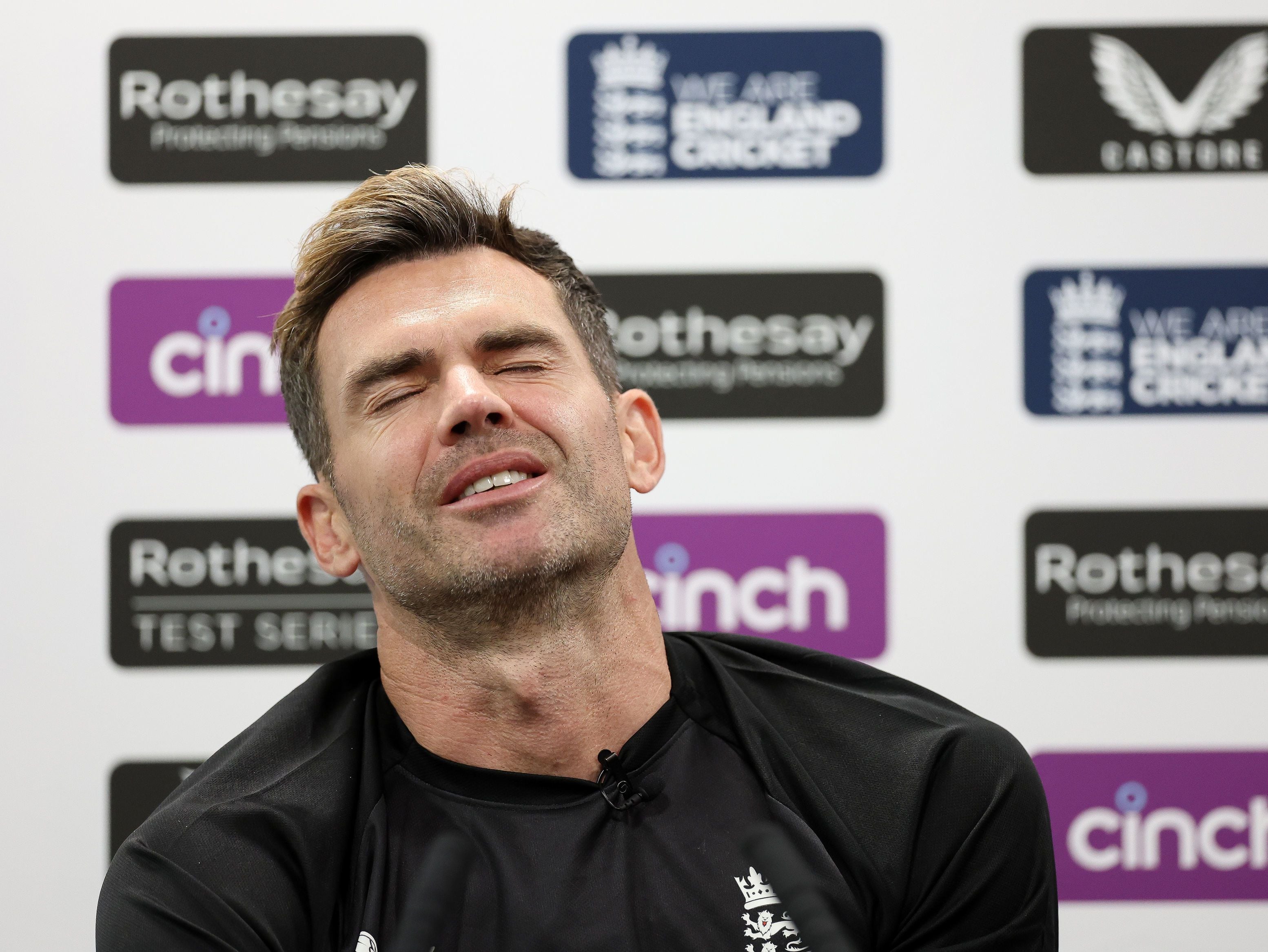 Jimmy Anderson trying to hold back tears ahead of England finale