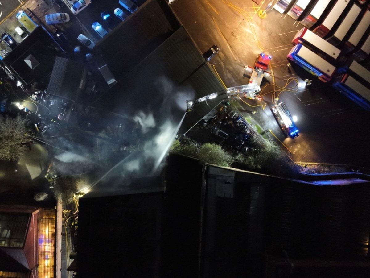 Dozens Of Firefighters Tackle Major Blaze At Birmingham Car Workshop As ...