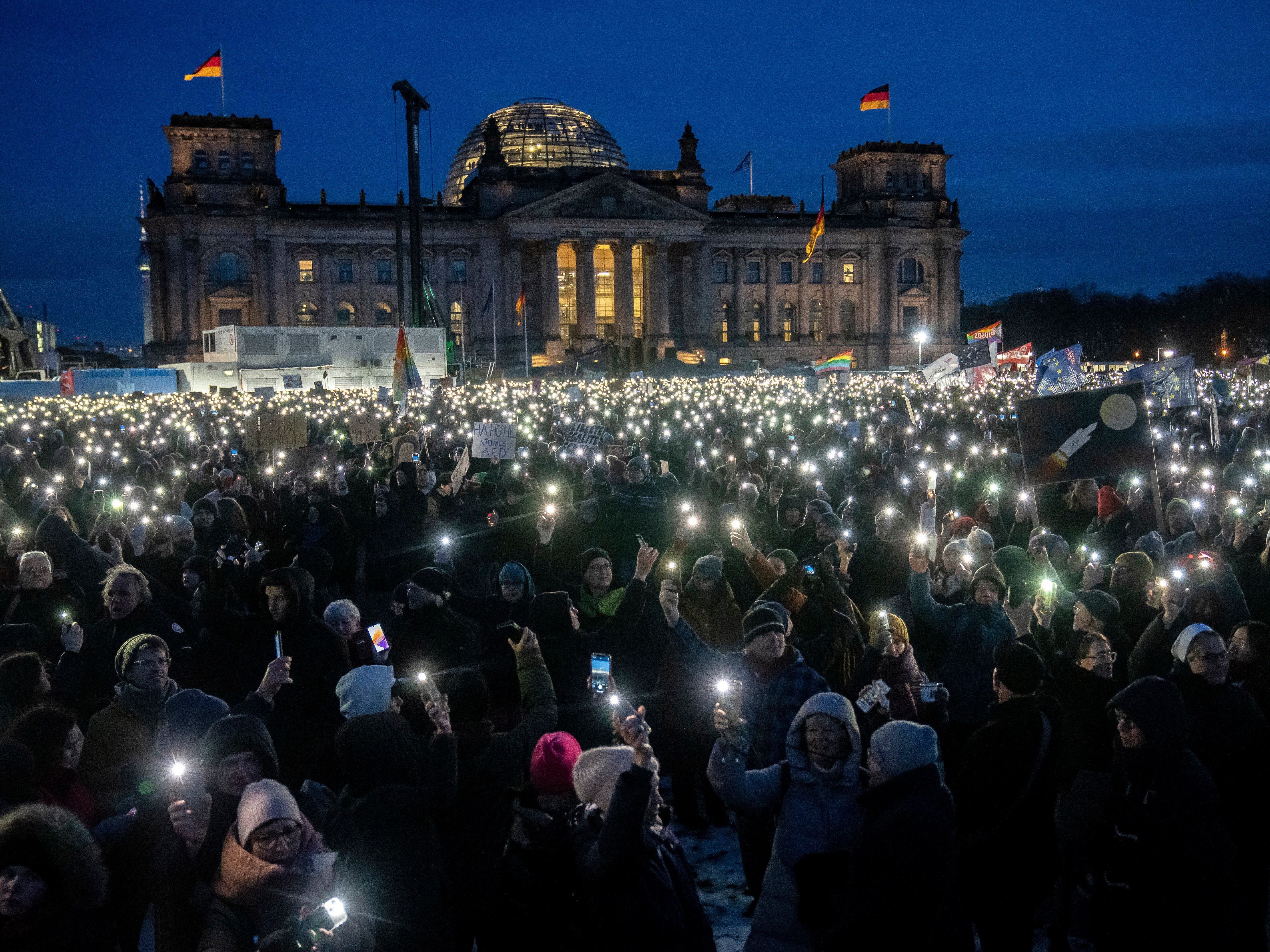 German president calls for ‘alliance against extremism’ following protests