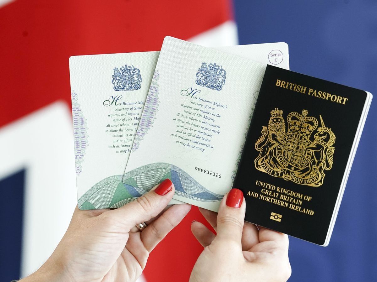 First British Passports Issued In Kings Name Unveiled Express And Star 8123