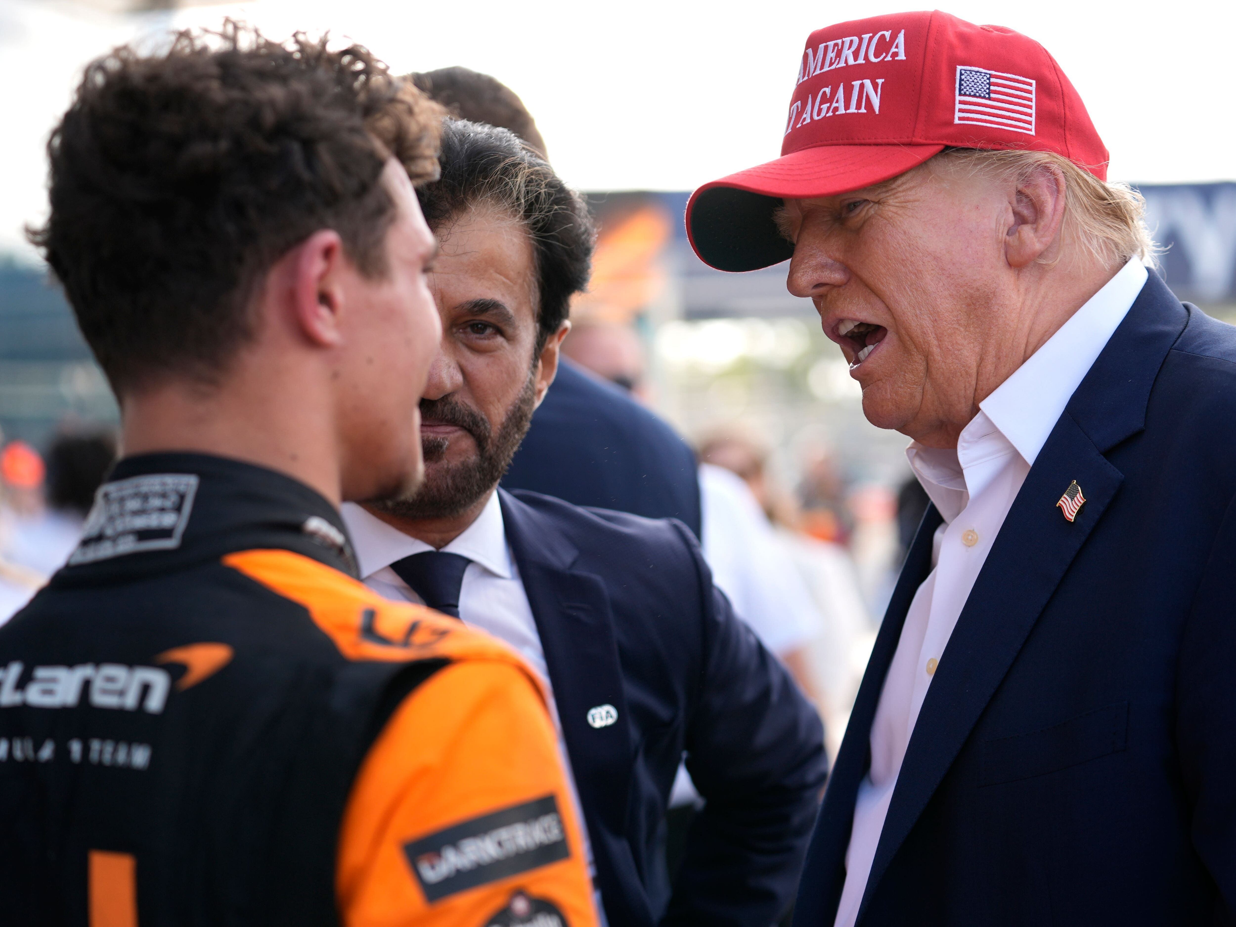Lando Norris reveals what Donald Trump said to him after first F1 win