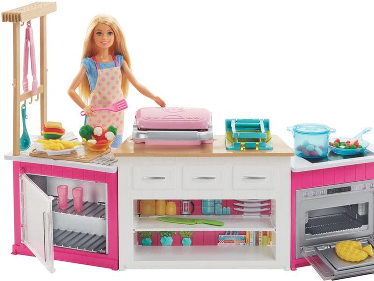 barbie kitchen playsets