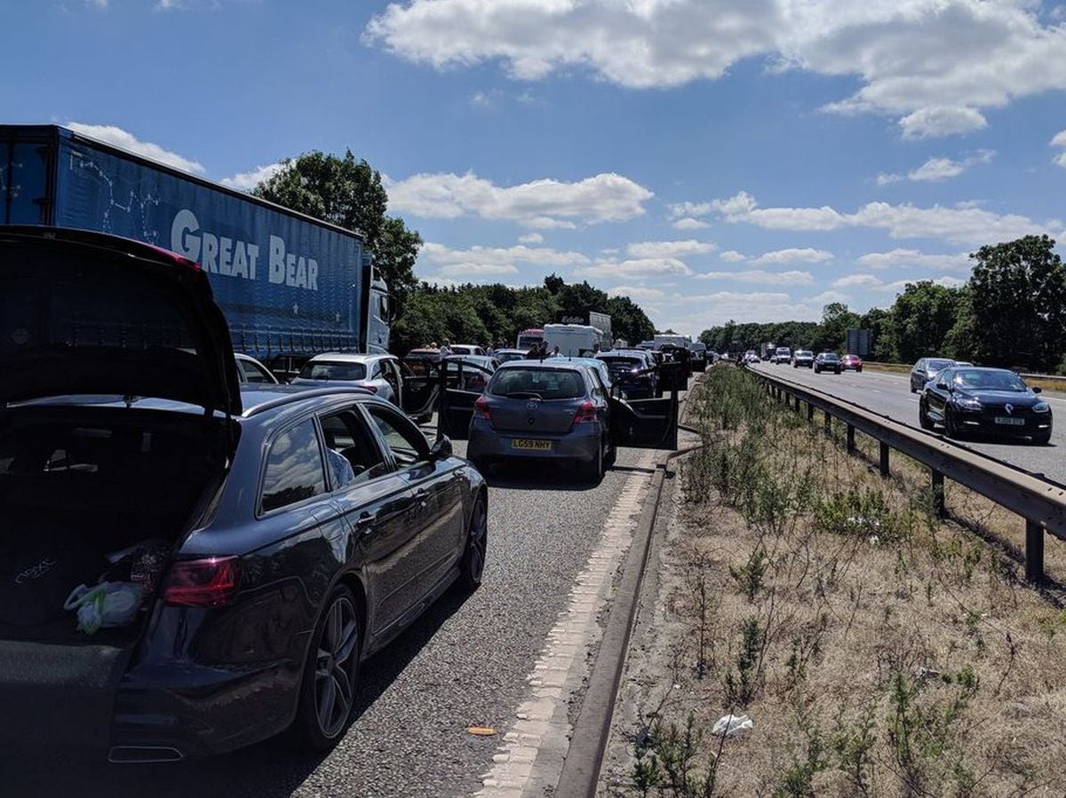 M6 shut for three hours after man dies near Stafford ...