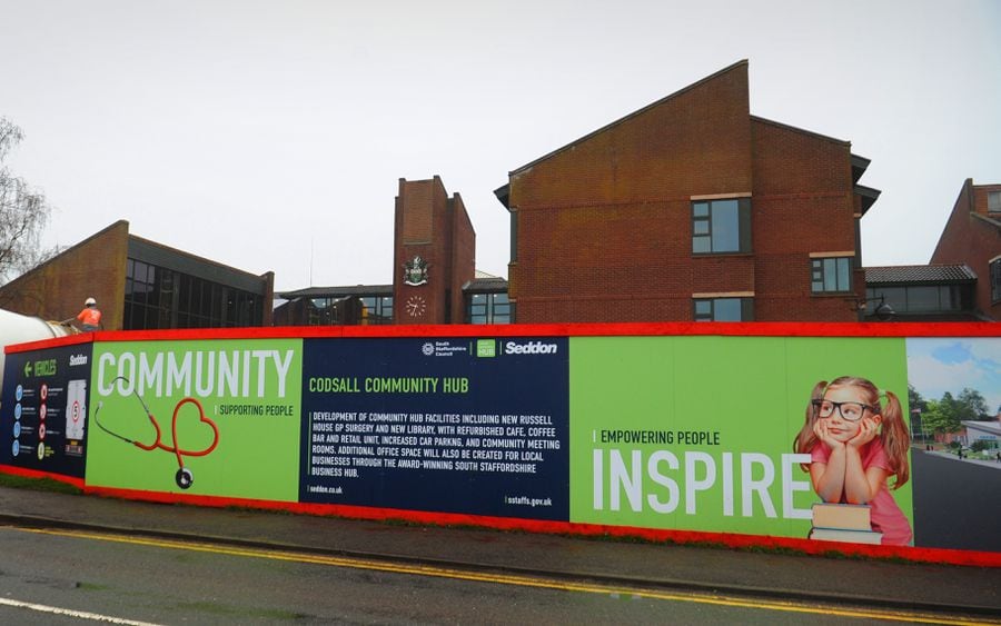 Work progressing on multi-million Codsall community hub project ...