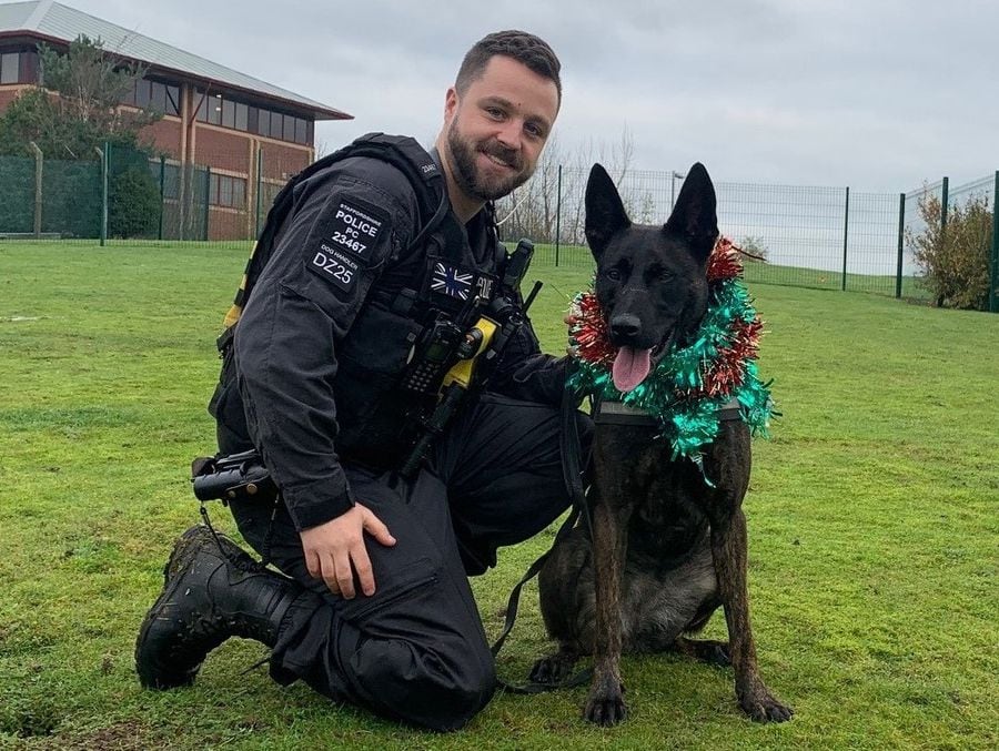 Police officer and furry friend Vixen set to protect the streets of ...