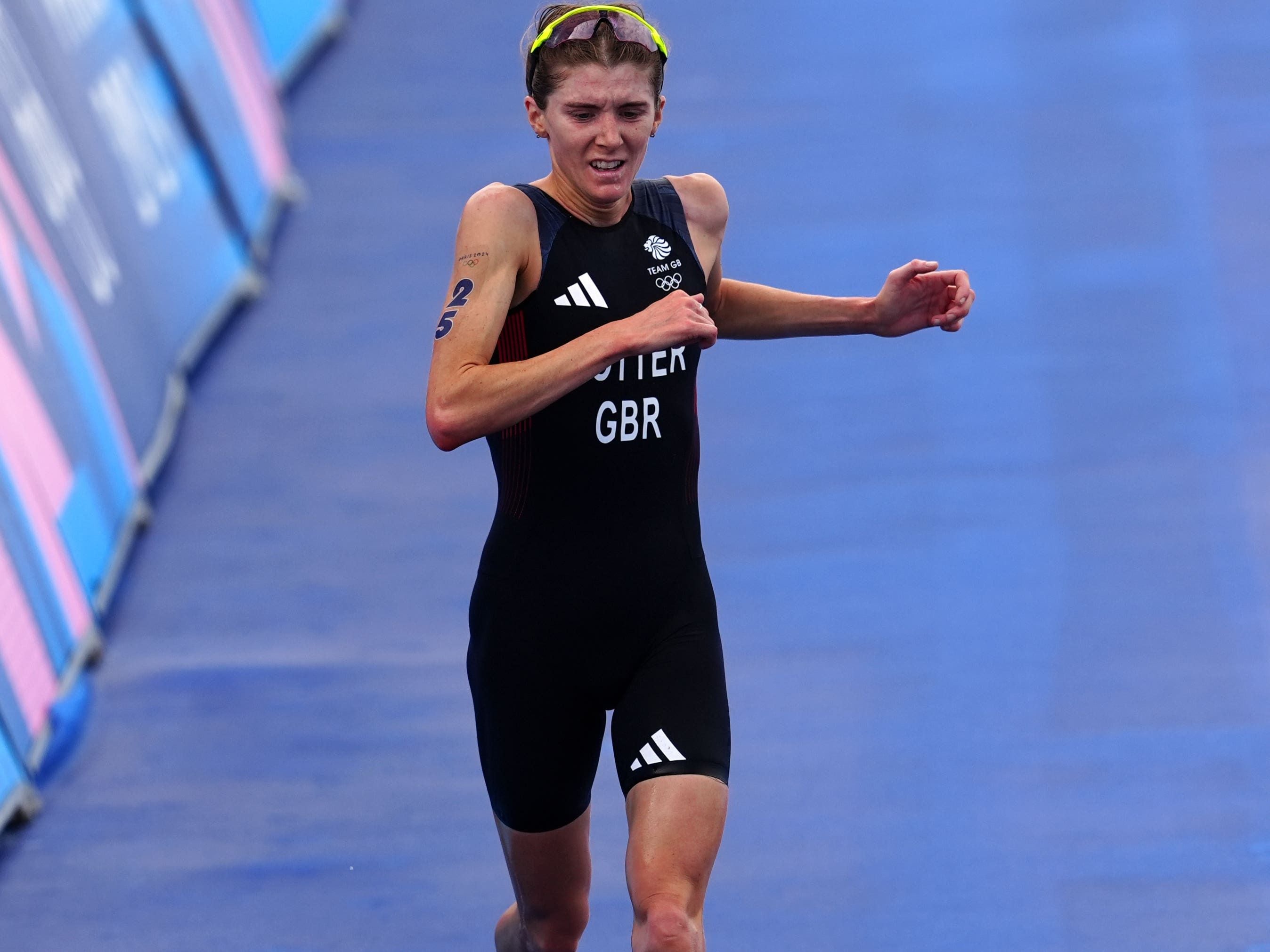 Beth Potter relieved to have toughed it out for a triathlon bronze medal