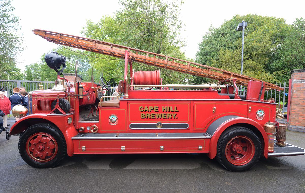 Firefighters joy as they are reunited with Smethwick fire engine after