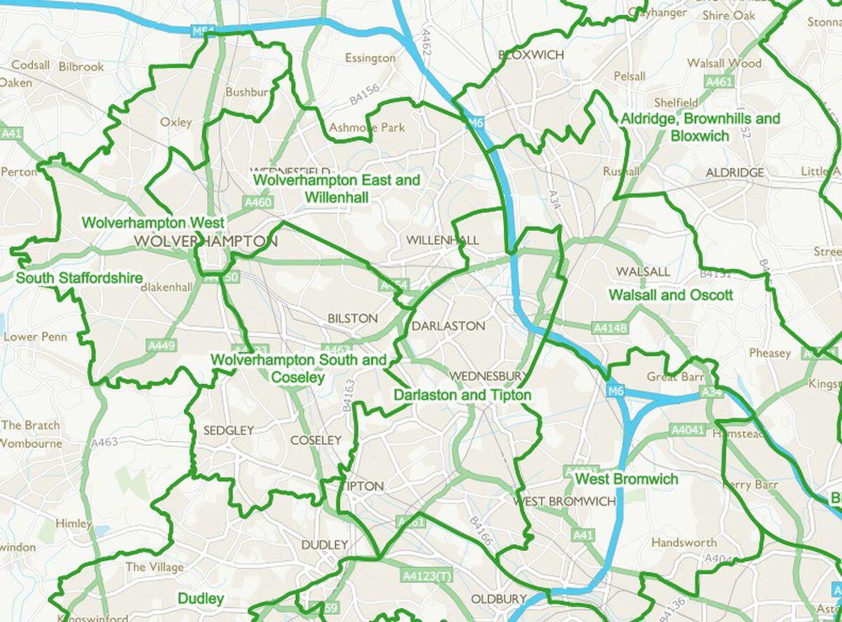 Boundary Review: Two seats to go in Black Country and Staffordshire as ...