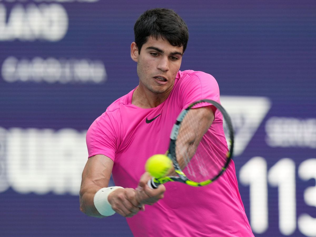 Defending champion Carlos Alcaraz through to fourth round in Miami ...