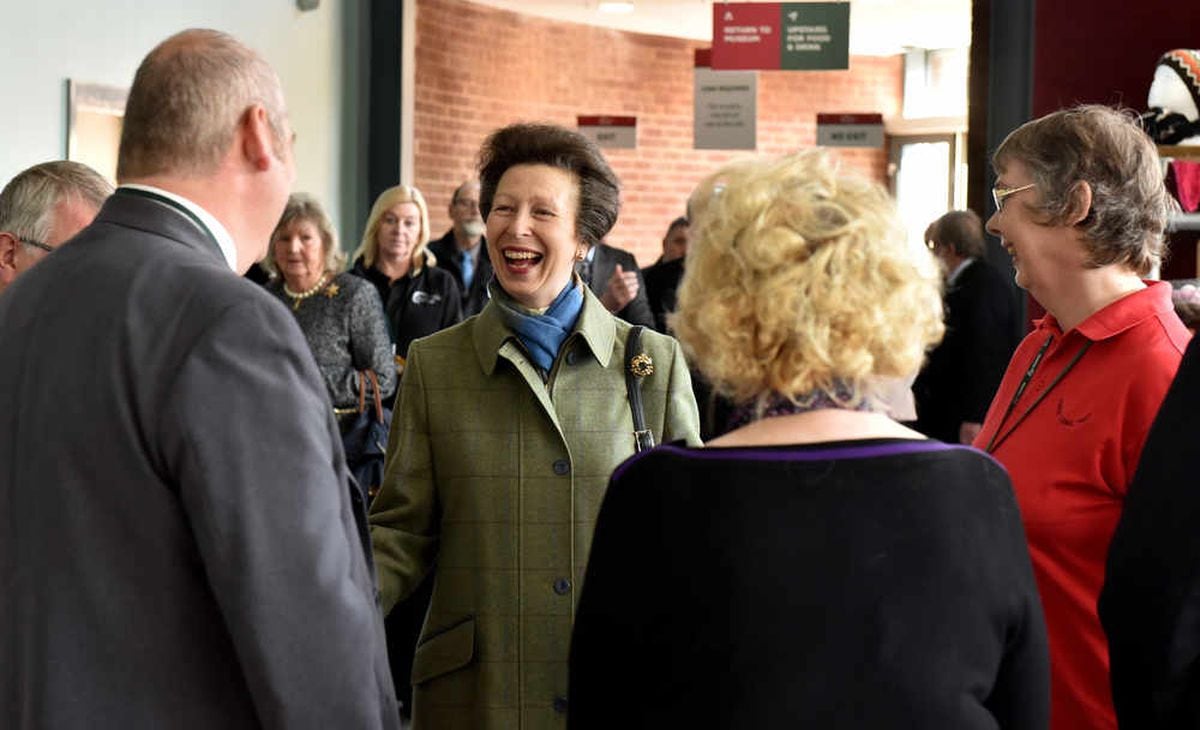 In pictures: Princess Anne sails in to £3m centre at Dudley Canal and ...