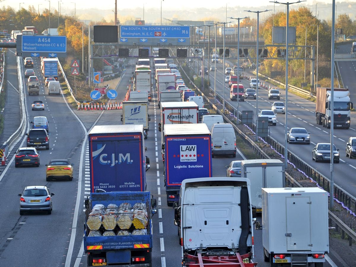 Crash Between Lorry And Van Causing Long Delays On M6 | Express & Star