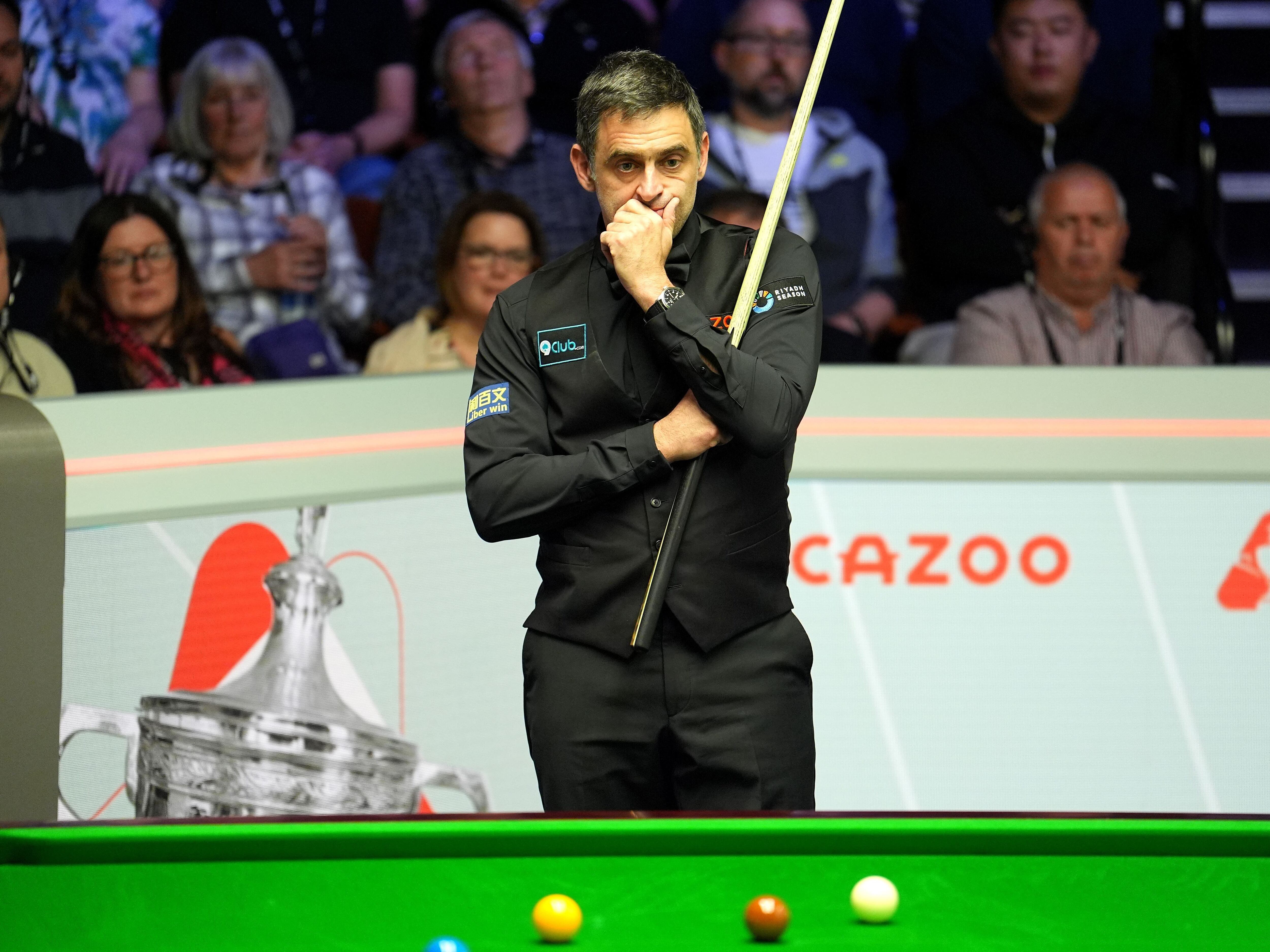 Ronnie O’Sullivan level with Stuart Bingham after first session of quarter-final