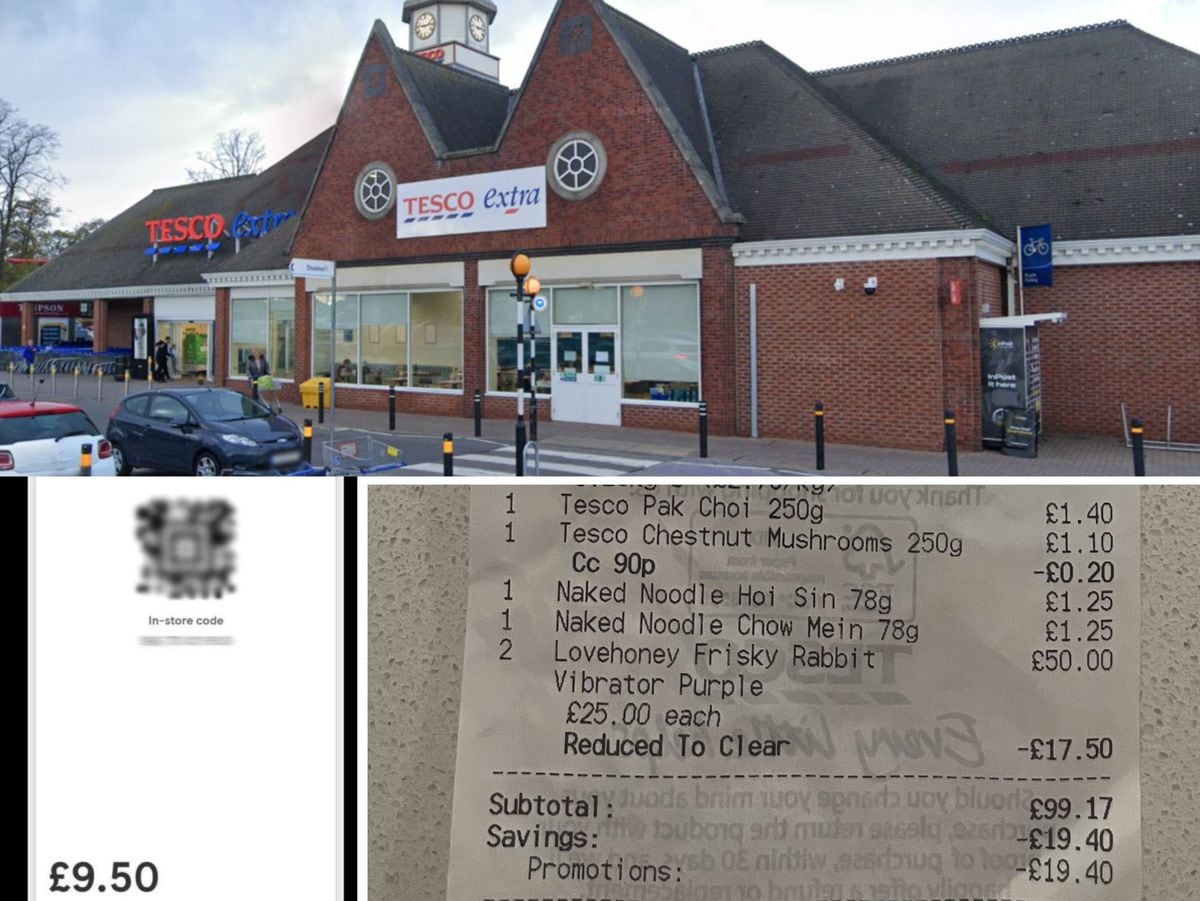 Mortified Tesco shopper wrongly charged for sex toys after