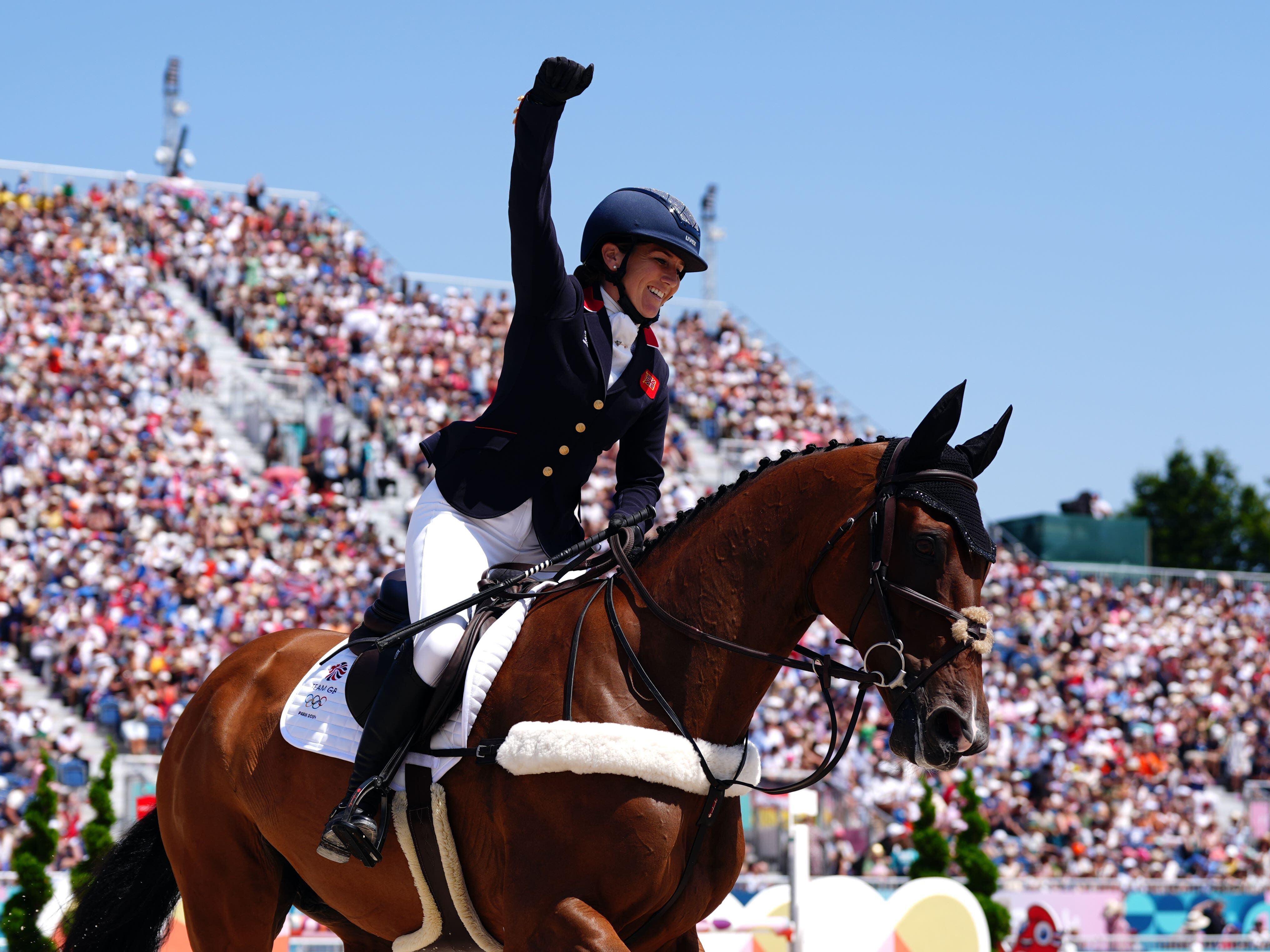 Laura Collett ‘on top of the world’ after clinching GB team eventing gold