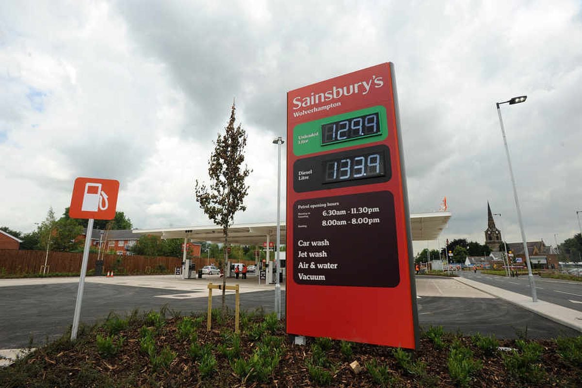 sainsbury-s-petrol-station-opens-ahead-of-wolverhampton-superstore