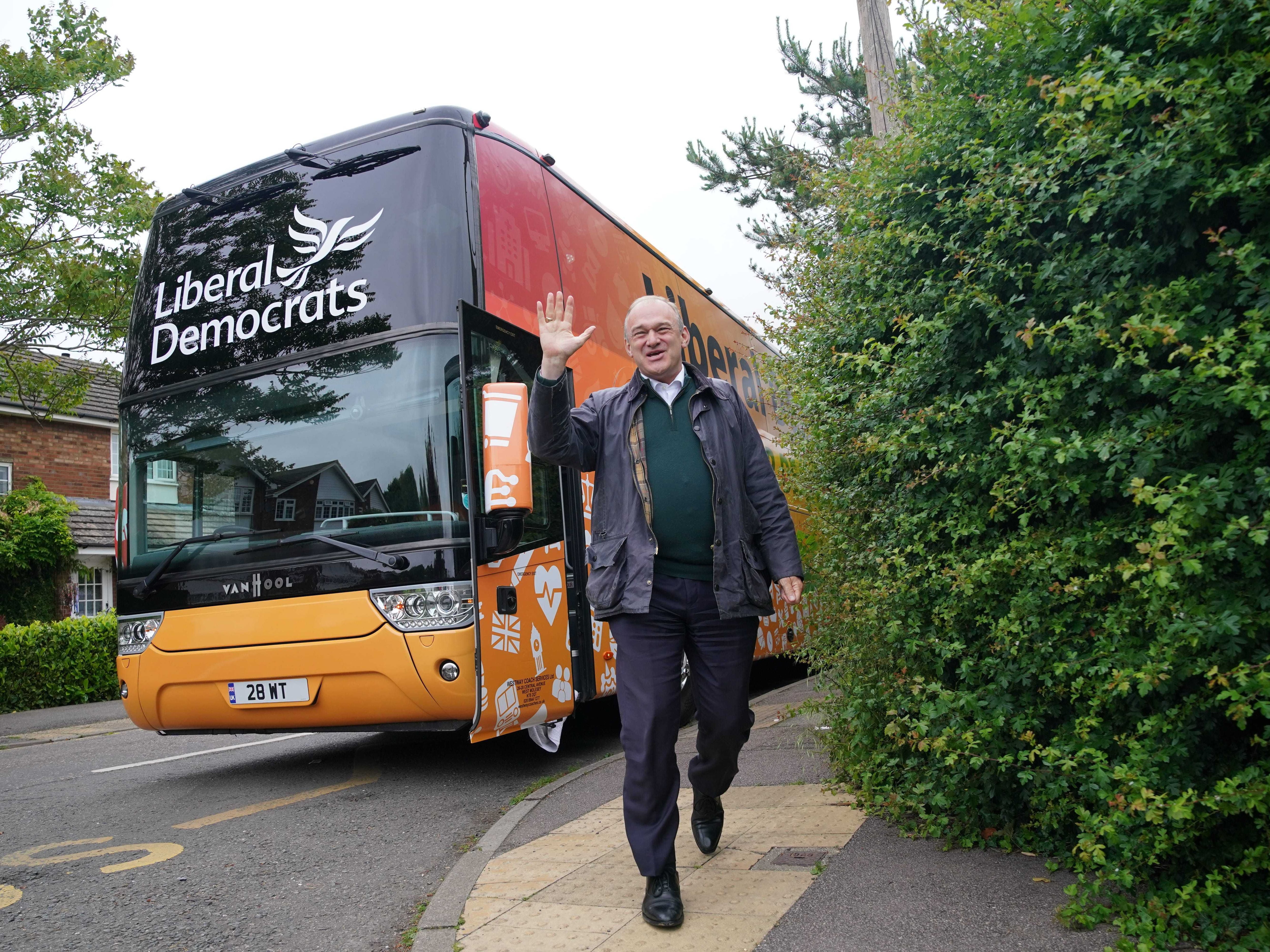 Lib Dems to embark on a 1,343-mile journey in a bid to claim Tory seats