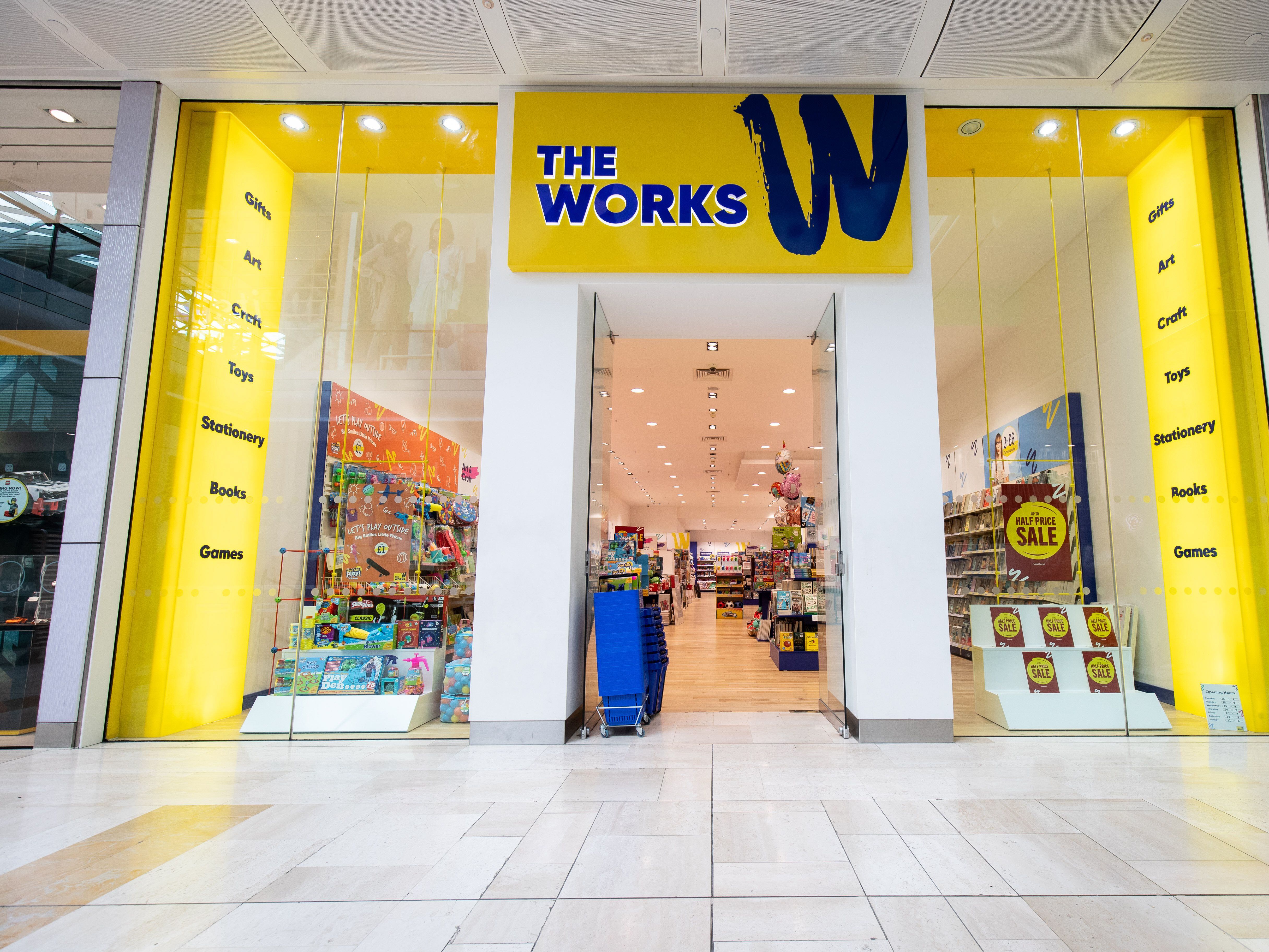 Sales improve for The Works